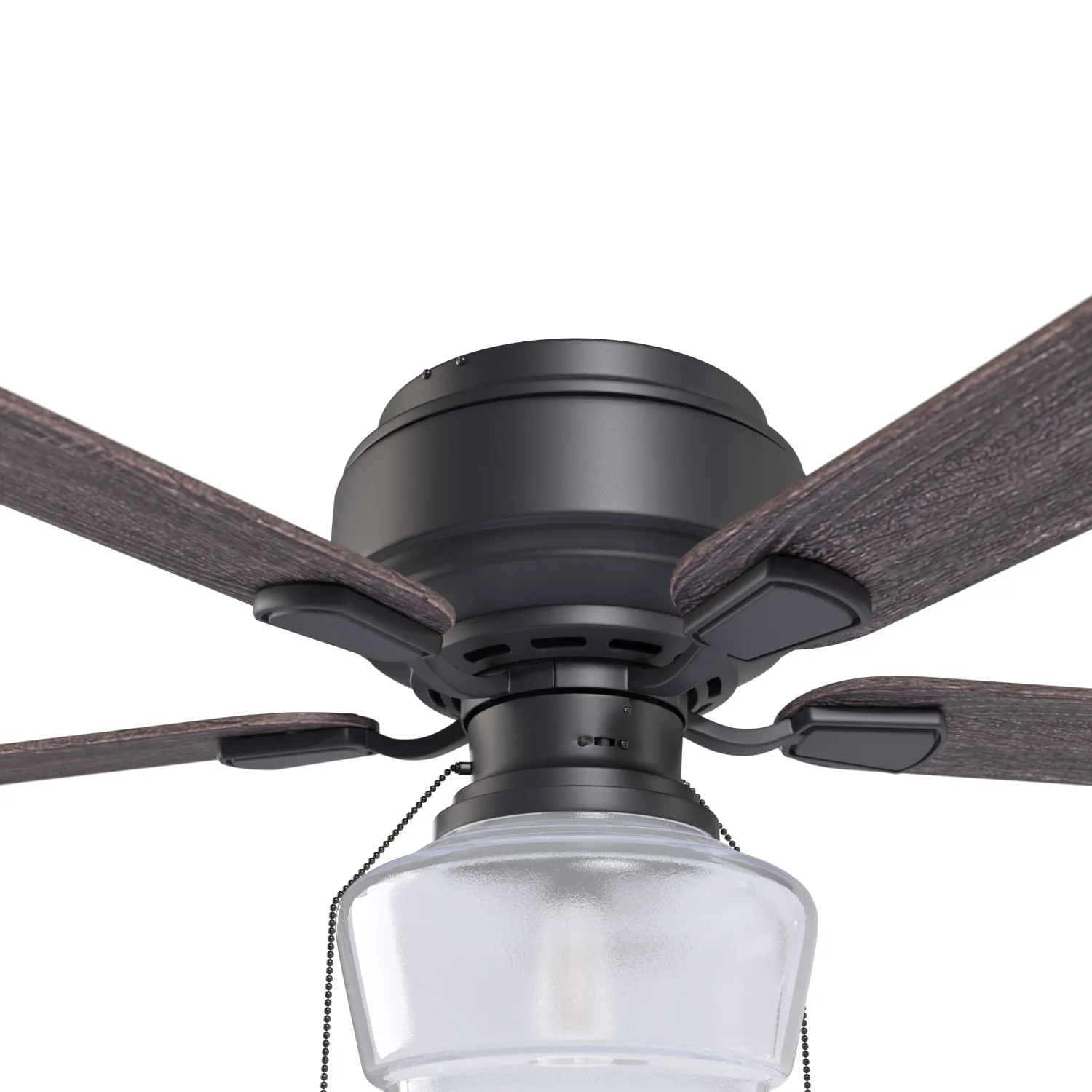 52 In Macenna Matte Black Pull Chain Ceiling Fan PBR 3D Model_05